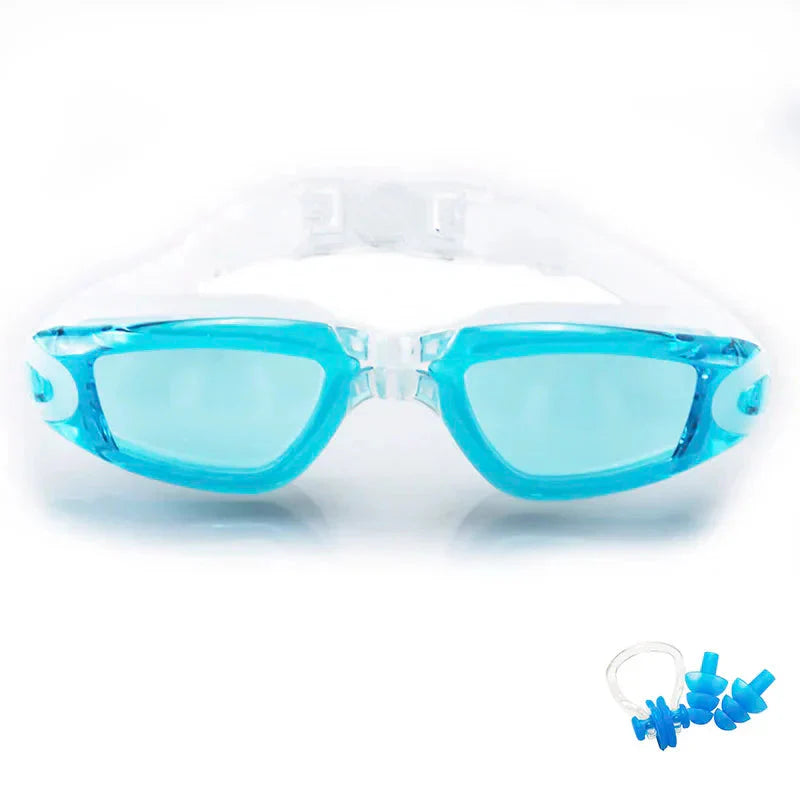 Swimming Goggles for Men & Women – Anti-Fog Design with Comfort Fit and Clarity for Pool Use.
