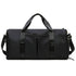 Waterproof Fitness Sports Travel Duffel Bag in sleek black design with sturdy handles and spacious compartments.